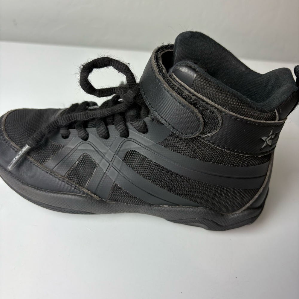 Rebel Renegade blackout high-top performance cheer shoes and bag size youth 13 - Picture 9 of 16
